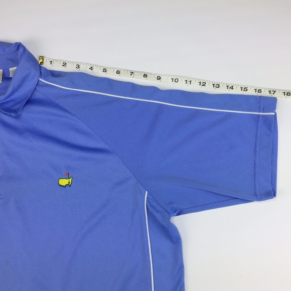 (Sold)Master Performance Blue Short Sleeve Polo - Picture 5 of 7